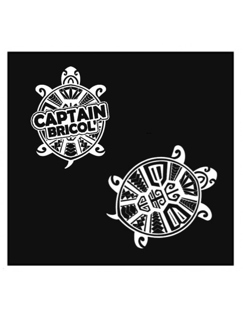 Captain Bricol' T-shirt noir
